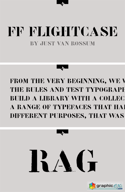 FF Flightcase Font