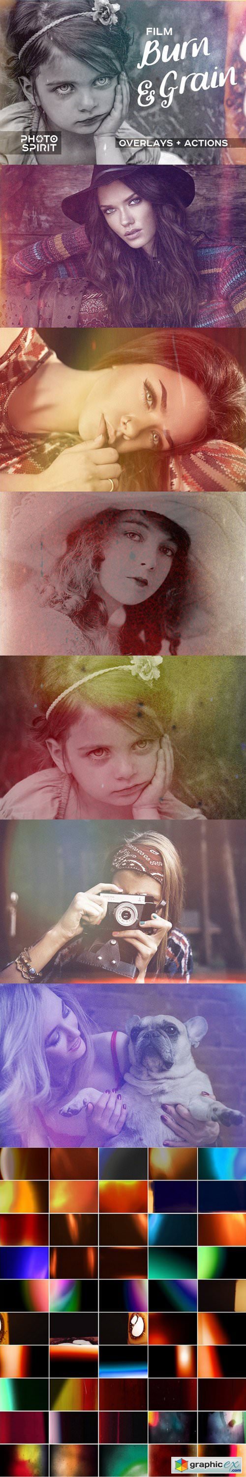 Film Burn & Grain Overlay Effect